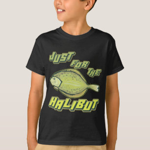 För de hälleflundrafiskeT-tröja och gåvorna Tee Shirt