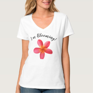 För de som är blommas t shirt
