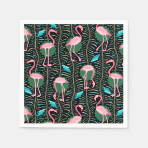 För Deco för Flamingofågel20-tal grönt för sv Pappersservett