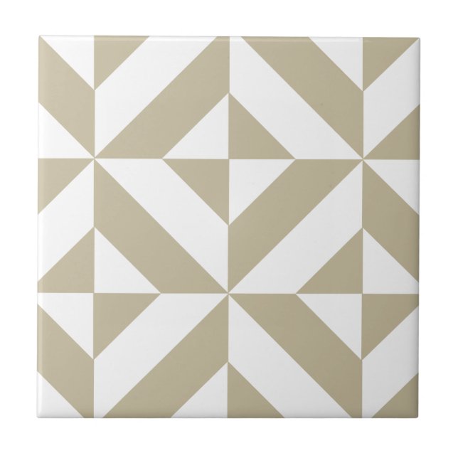 För Deco för lera geometriskt mönster kub Kakelplatta (Framsidan)