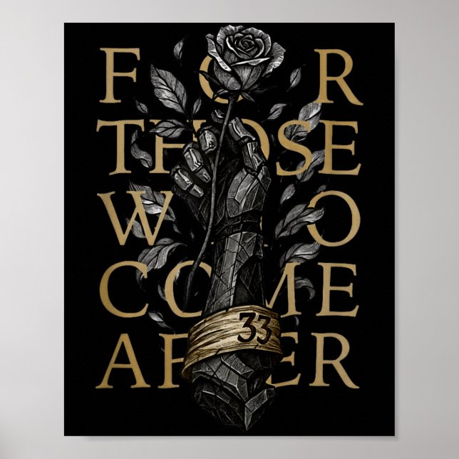 För dem som kommer efter poster (Framsidan)