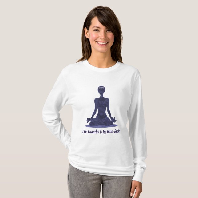 för den Ajna för det 6eChakra vägleder den tredje Tee Shirt (Hel framsida)