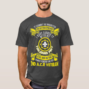 För den andra beväpnade kavalleriregistreringsvete t shirt