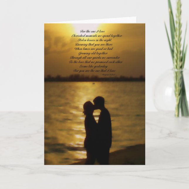 För den i kärlek kort (Framsida)