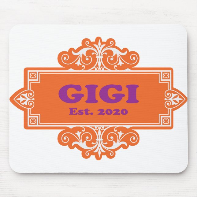 För den speciella ”GiGi 2020” Musmatta (Framsidan)