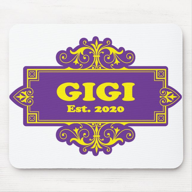 För den speciella ”GiGi 2020” Musmatta (Framsidan)