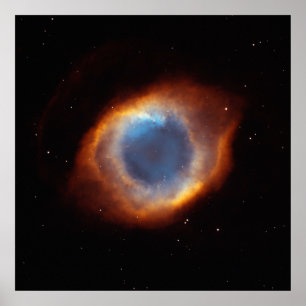 För den spiralNebula"öga Hubble av guden" telesk Poster