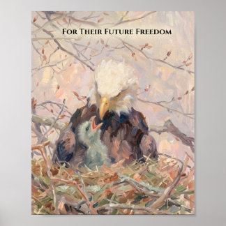 För deras framtida frihet Örn Konst Poster