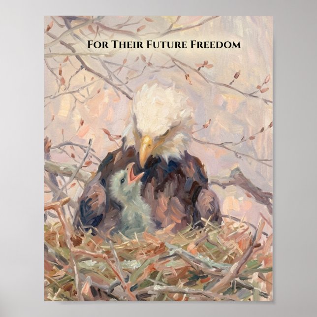 För deras framtida frihet Örn Konst Poster (Framsidan)