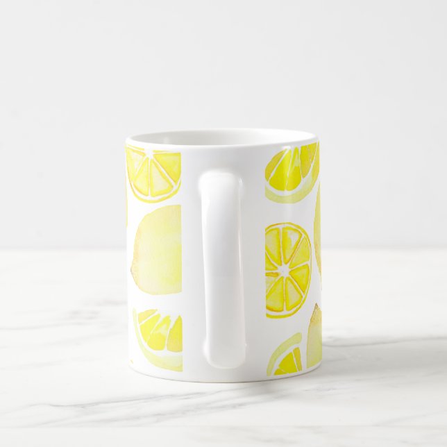 För designkaffe för mönster citric mugg (Handtag)