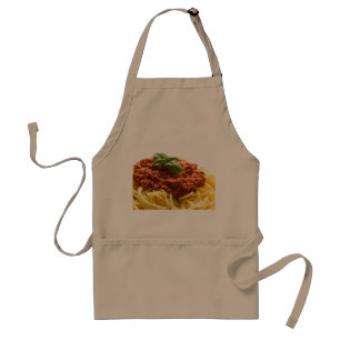 För designmatlagning "för spagetti Bolognese" Förkläde