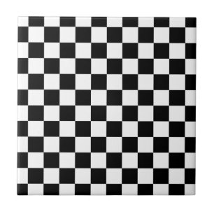 För designschack för rutig flagga stiger ombord kakelplatta