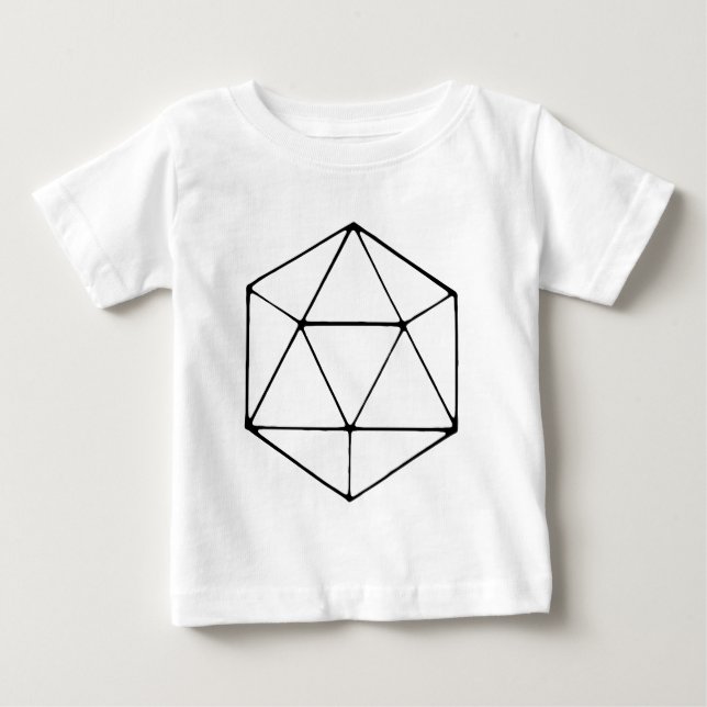 För designTabletop för Minimalist D20 Geek för Tee (Framsida)