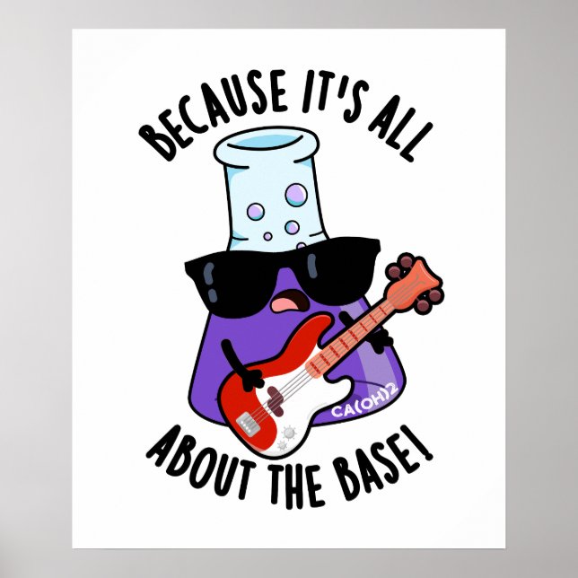 För det handlar bara om baskemikaliepun poster (Framsidan)