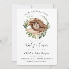 För det här barnet har vi bett Baby Shower Inbjuda Inbjudningar