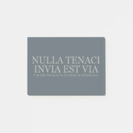 För det orubbligt är ingen väg Impassable - tända Post-it Block