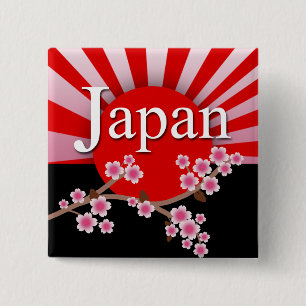 För det Sakura för den Japan resningsolen lättn Knapp