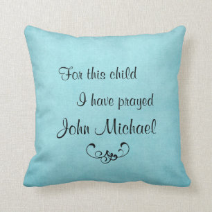 För detta barn har jag bett personlig Pillow Kudde