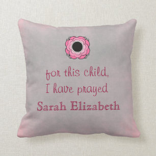 För detta barn har jag bett personlig Pillow Kudde