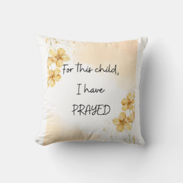 För detta barn har jag Prayed: Burp Cloth Kudde