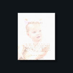 För detta barn har vi Prayed Photo Canvastryck<br><div class="desc">Baby Photo. Guld Prayer för barn.</div>