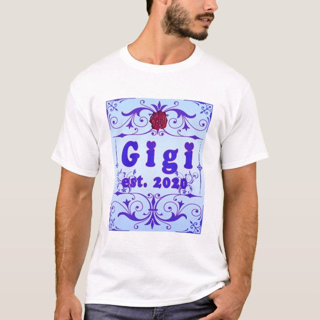 För detta Speciell "GiGi 2020" T Shirt (Framsida)