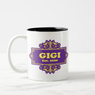 För detta Speciell "GiGi 2020" Två-Tonad Mugg