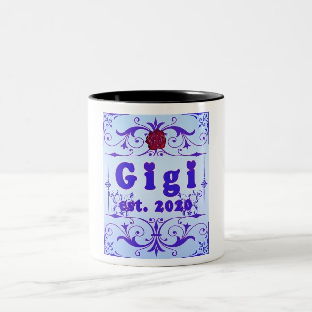För detta Speciell "GiGi 2020" Två-Tonad Mugg (Center)