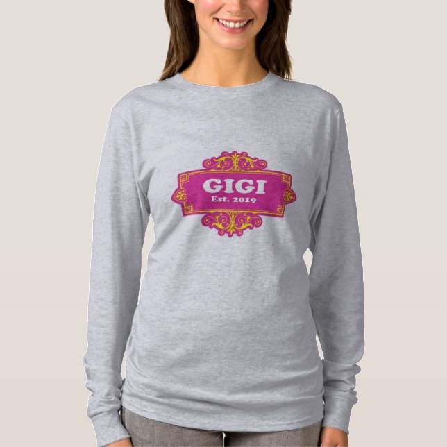 För detta Speciell ska ’GiGi 2019’ T Shirt (Framsida)