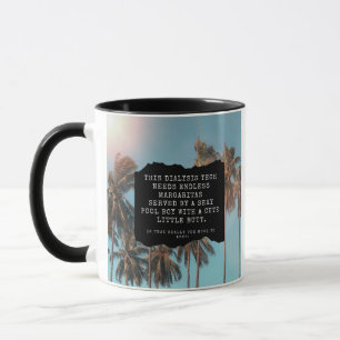 För Dialysistekniker för rolig strand Themed mug Mugg