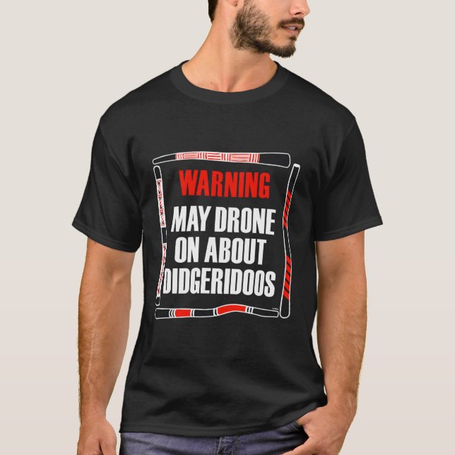 För Didgeridoo Player Yidaki Didjeridu Didge Geek T Shirt (Framsida)