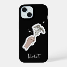 "För dig" Aesthetic Flower Illustration