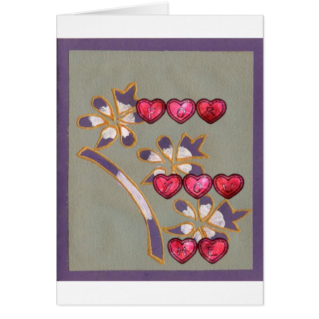 För dig. hälsningskort (Framsidan)