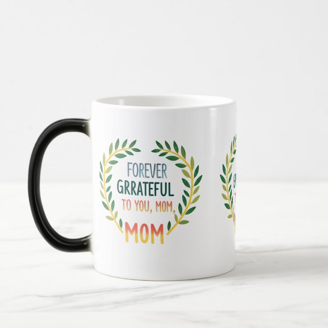 För dig, Mamma" Morphing Mugg (Vänster)