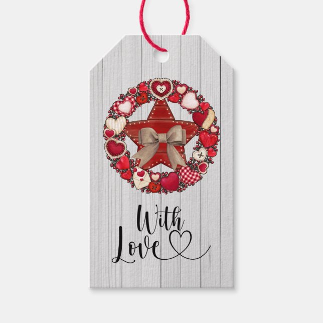 För dig med Kärlek Presentetikett (Framsidan)