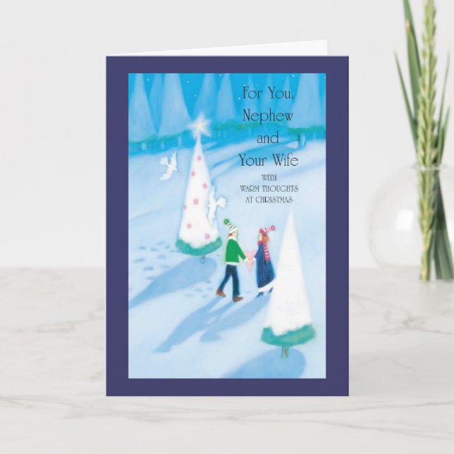 För dig, Nephew och din fru Helgkort (Framsida)