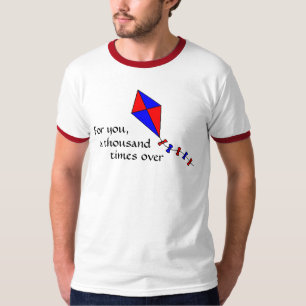 För dig tusen tider över t-shirt