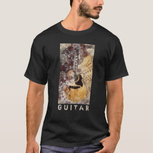 För Digital för gitarr konstnärlig T-tröja kon T Shirt