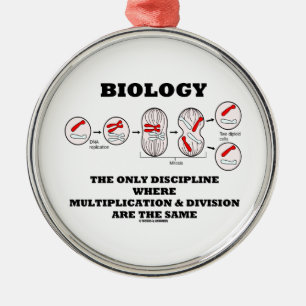 För disciplinmultiplikation för biologi endast julgransprydnad metall