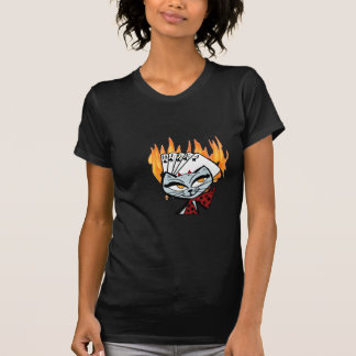 För djävulenkatt för royal slät T-tröja Tee Shirt