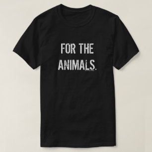 För djurskjortan (svarten) tee