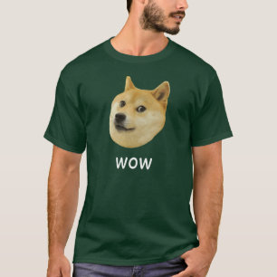 För Doge wow mycket mycket hund sådan Shiba Shib Tee