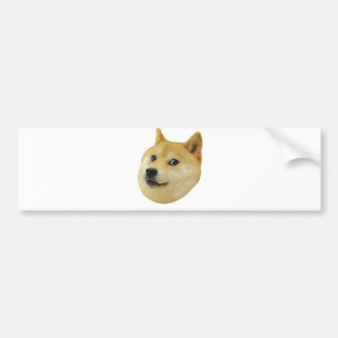 För Doge wow mycket mycket hund sådan Shiba Shibe Bildekal
