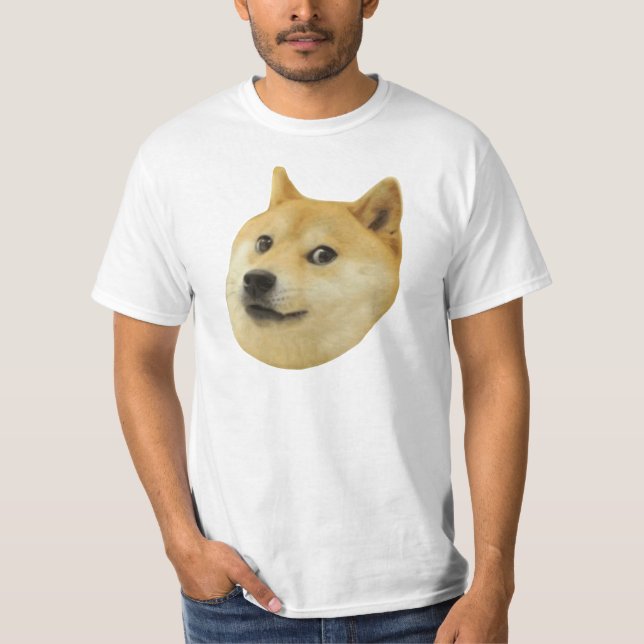 För Doge wow mycket mycket hund sådan Shiba Shibe T-shirt (Framsida)