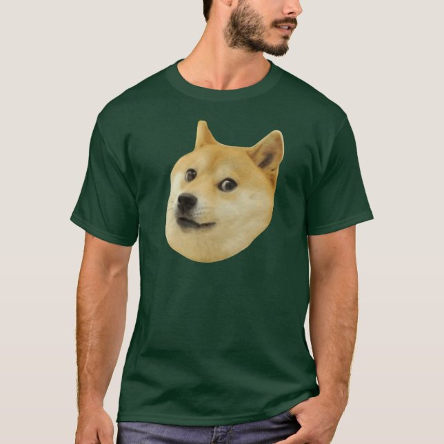För Doge wow mycket mycket hund sådan Shiba Shibe T-shirt (Framsida)