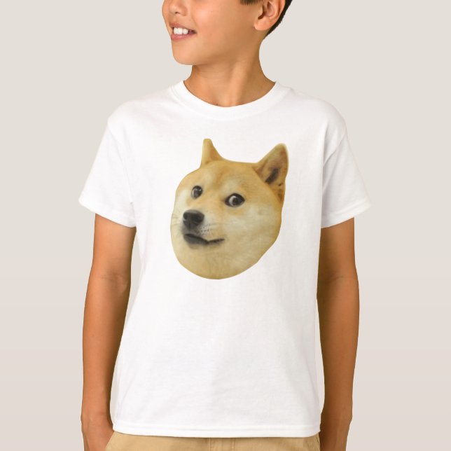 För Doge wow mycket mycket hund sådan Shiba Shibe Tee (Framsida)