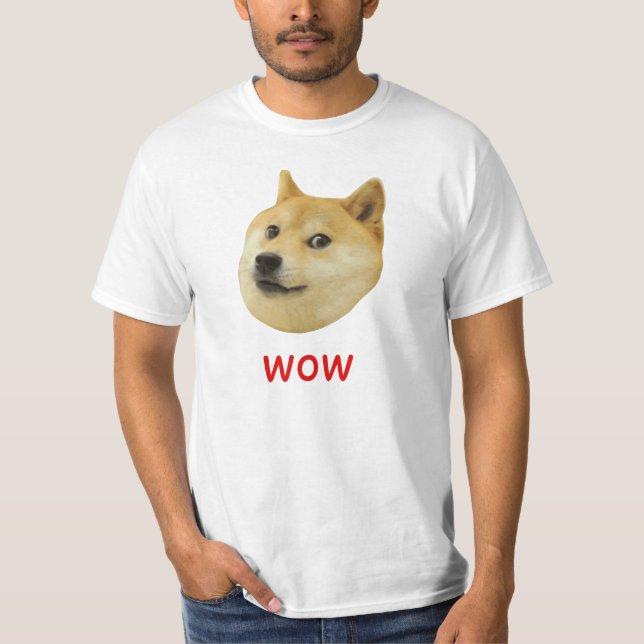 För Doge wow mycket mycket hund sådan Shiba Shibe Tröja (Framsida)
