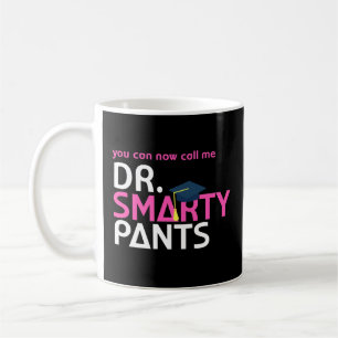 För doktorandkaffe för Dr. Smarty Flåsa PhD mug Kaffemugg