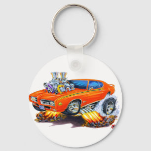 För domareorange för 1969 GTO bil Nyckelring