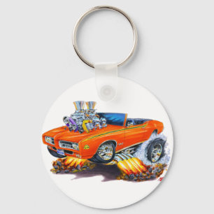 För domareorange för 1969 GTO cabriolet Nyckelring